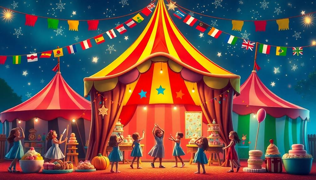 circus themed global culinary experience