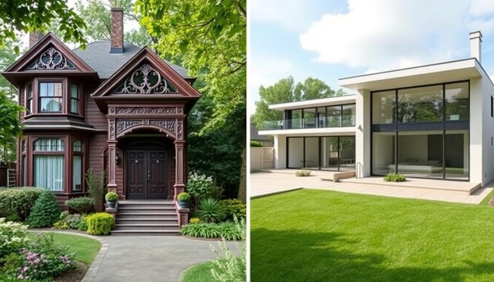 comparing historic and contemporary architecture