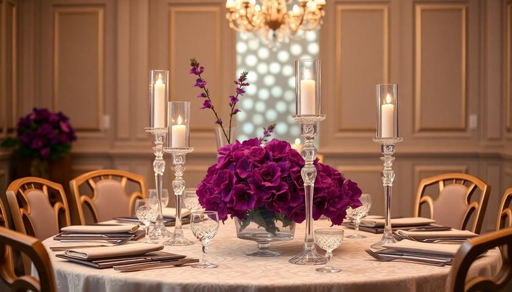 crafting beautiful table arrangements