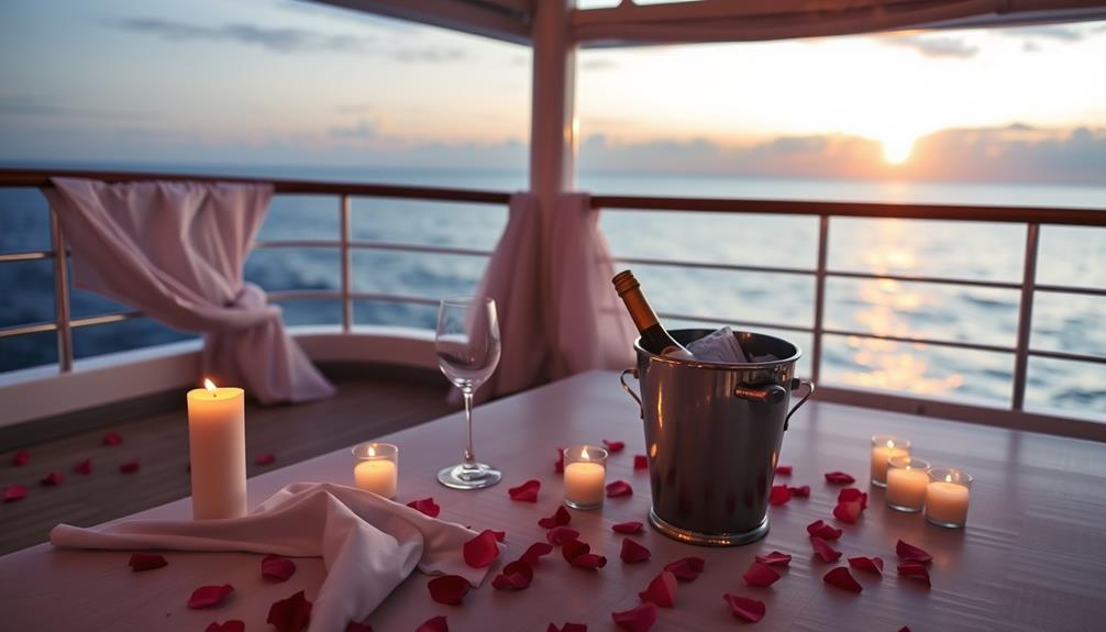 creating romantic ambiance together