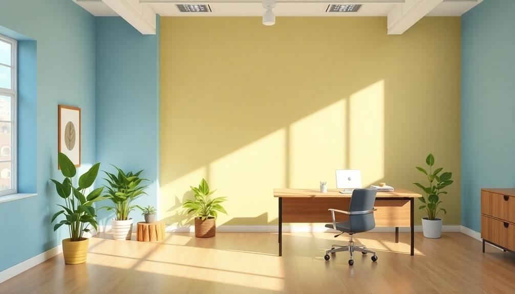 harmonious office color schemes