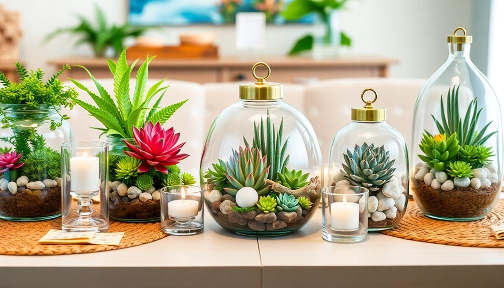 nature inspired decorative exhibits