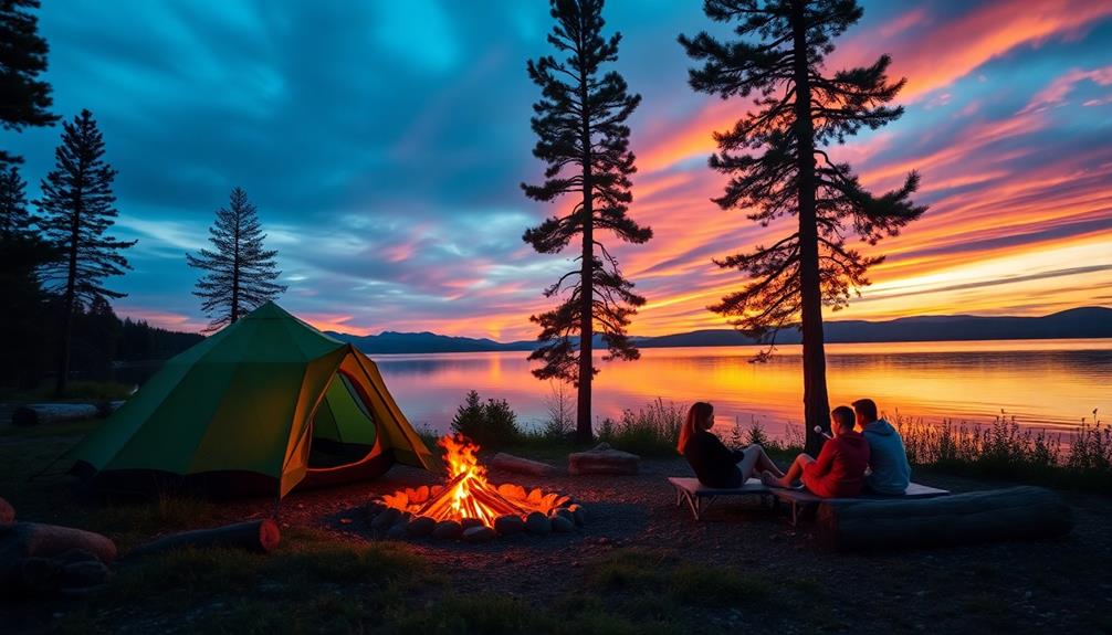 nature retreat by water