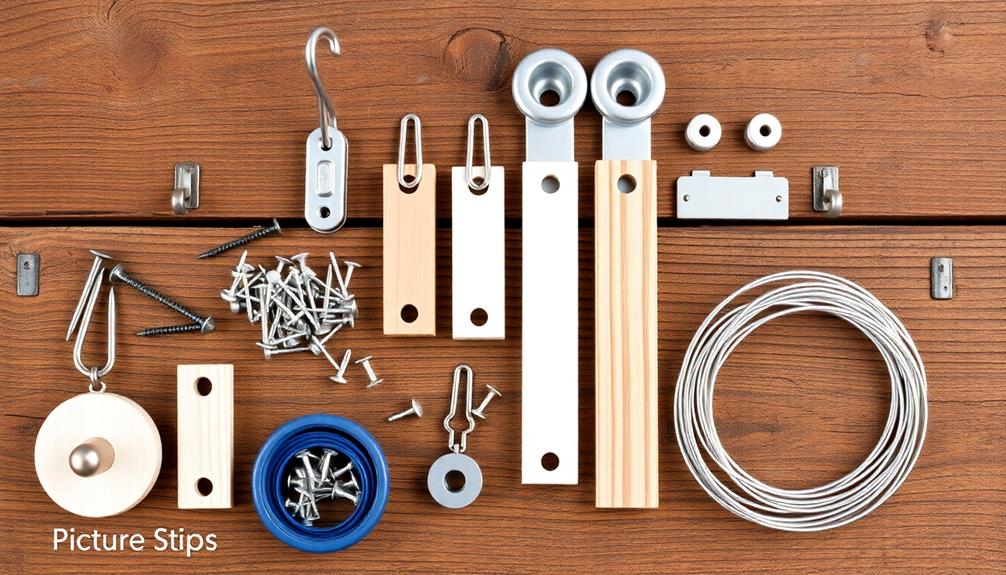 selecting appropriate hanging accessories