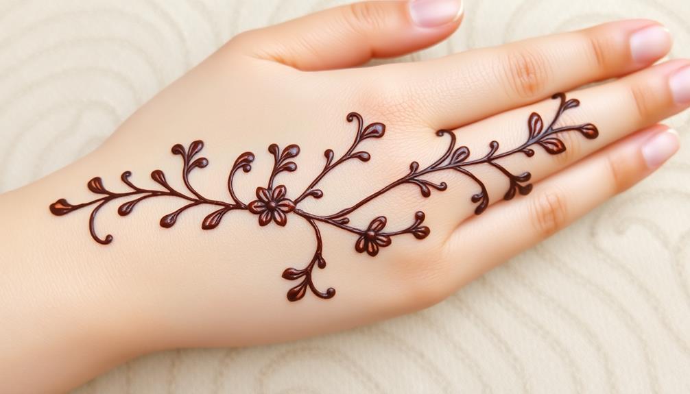 simple leafy vine patterns