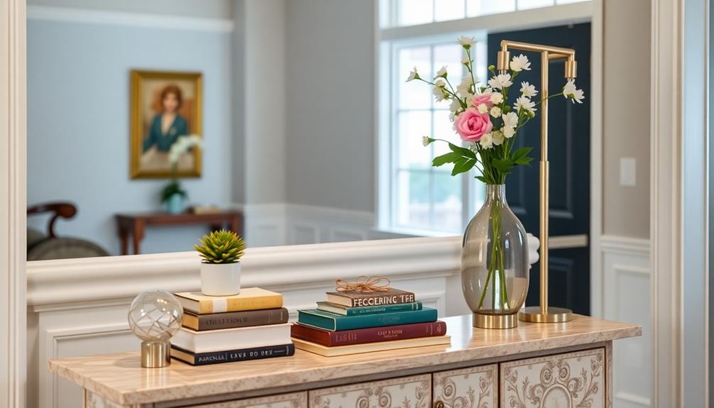 stylish console table makeover