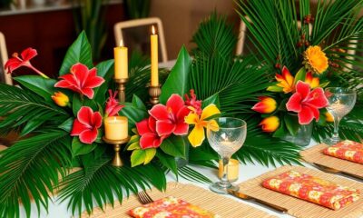 tropical table decor ideas