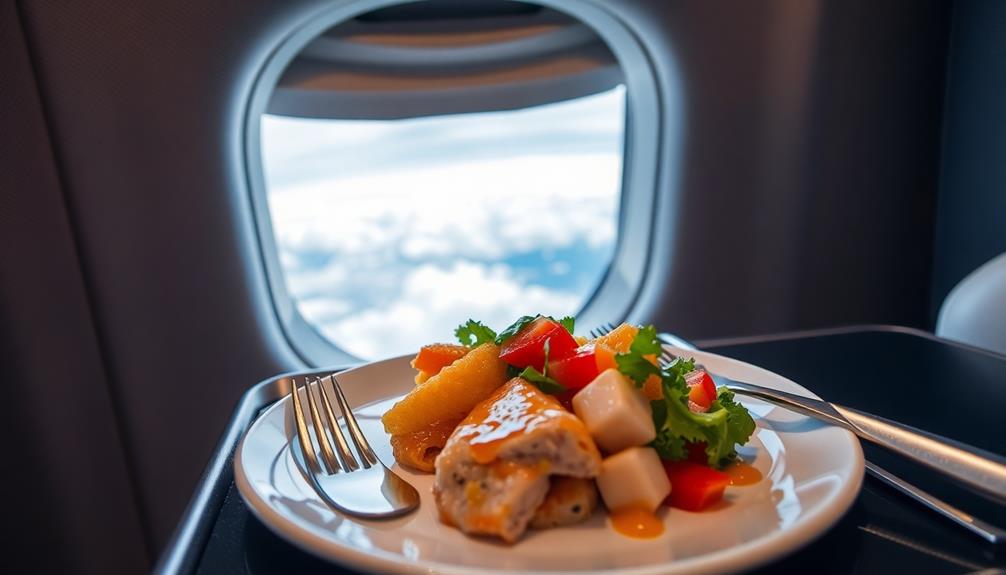 airplane food taste differences