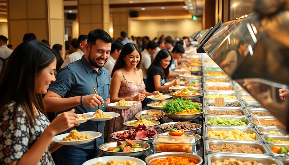 buffet dining behavioral patterns