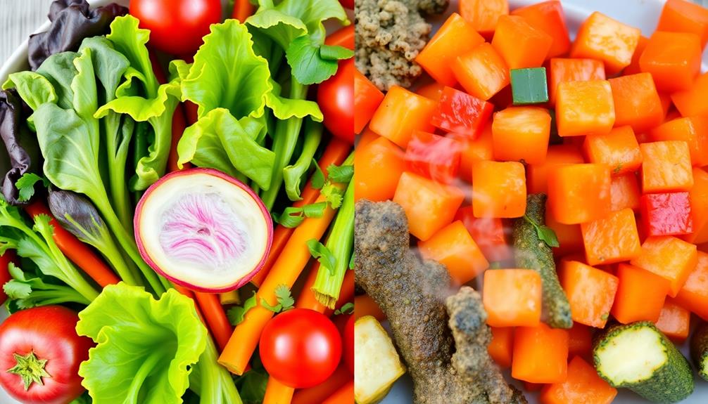 raw versus cooked nutrition