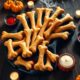 spooky halloween themed breadsticks