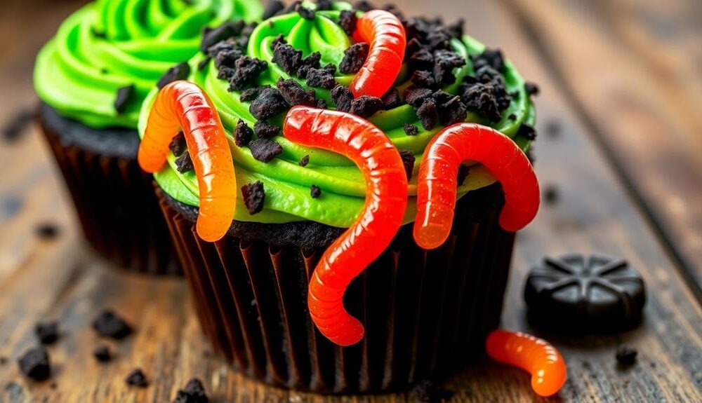 spooky insect themed treats