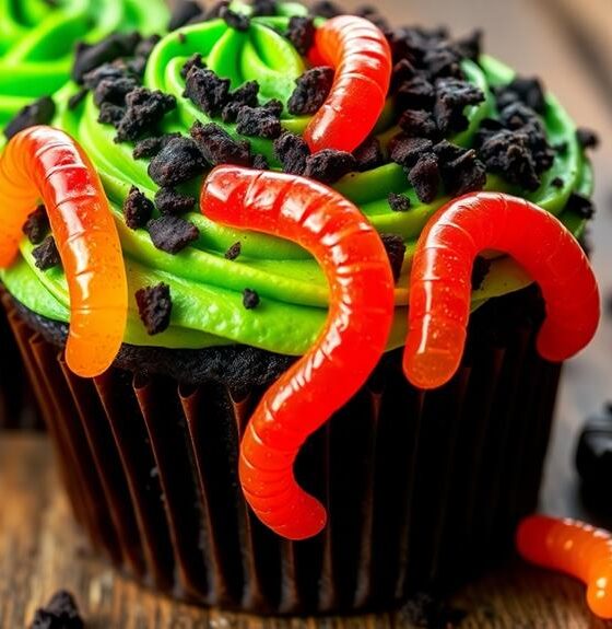 spooky insect themed treats