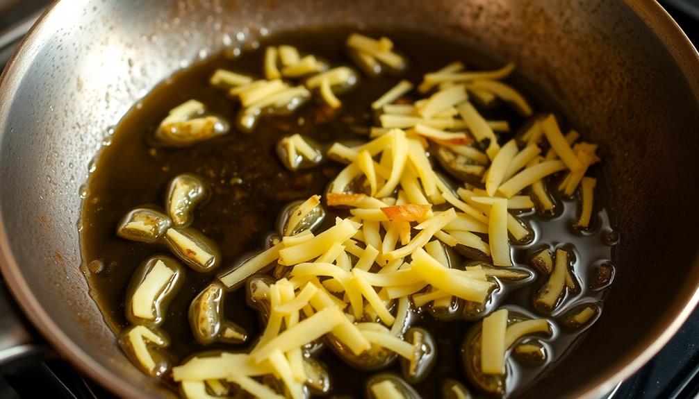 add oil to pan