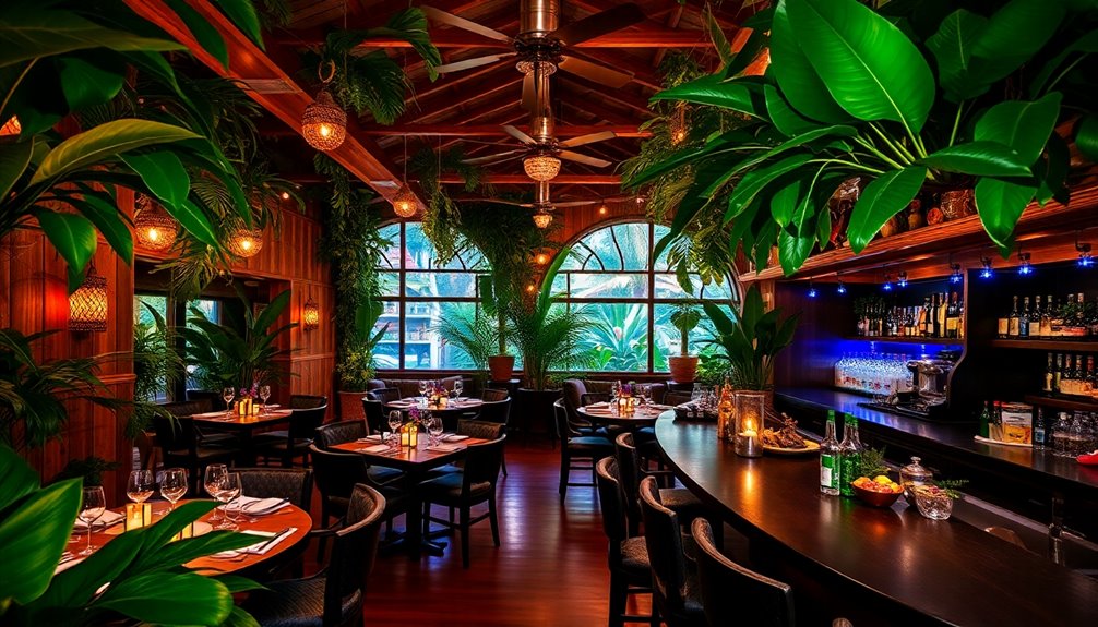 amazonian themed dining experience
