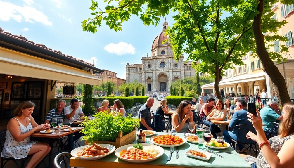 assisting florence restaurant dining