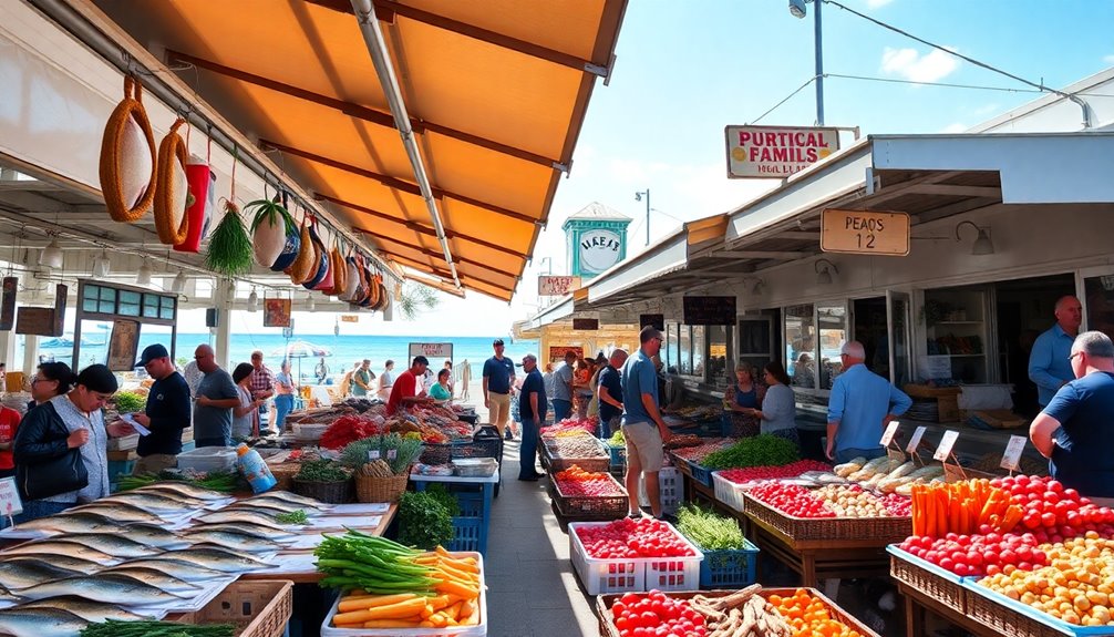 blue fish market