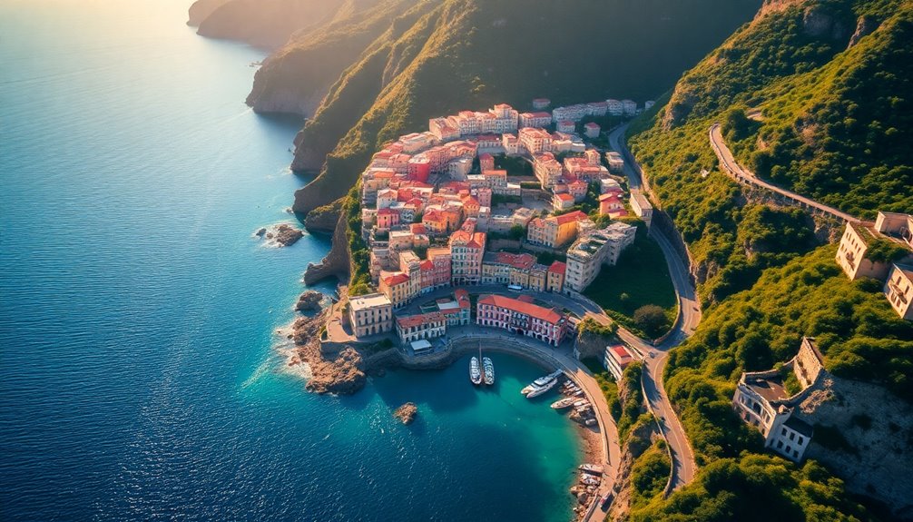 breathtaking coastal italian scenery