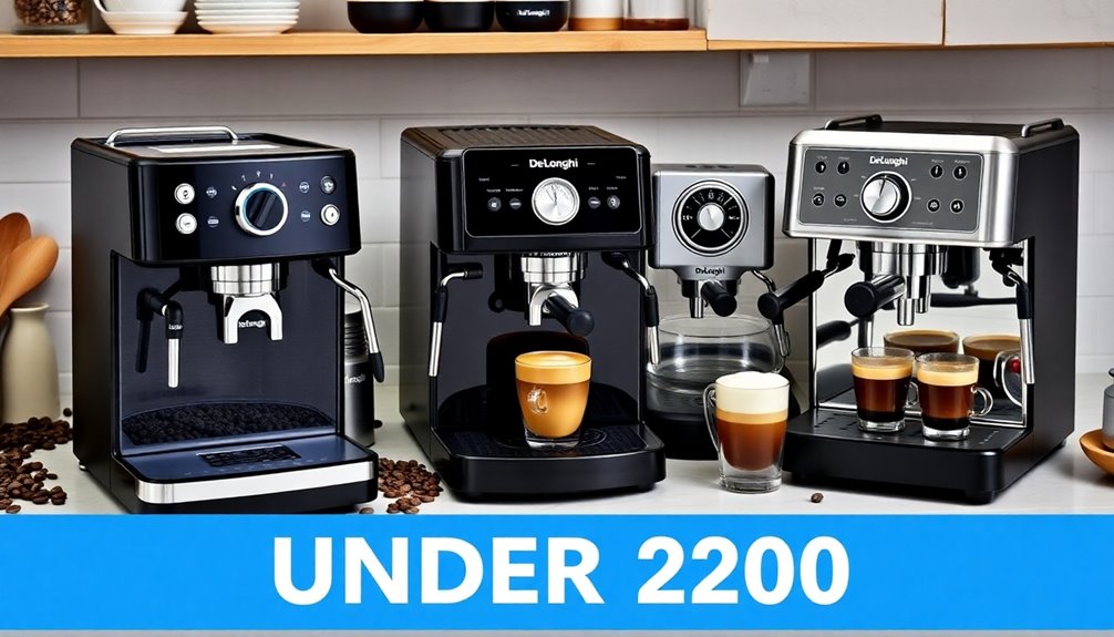 budget friendly espresso machine selection