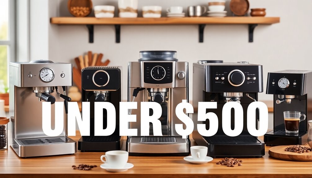 budget friendly espresso machine selection