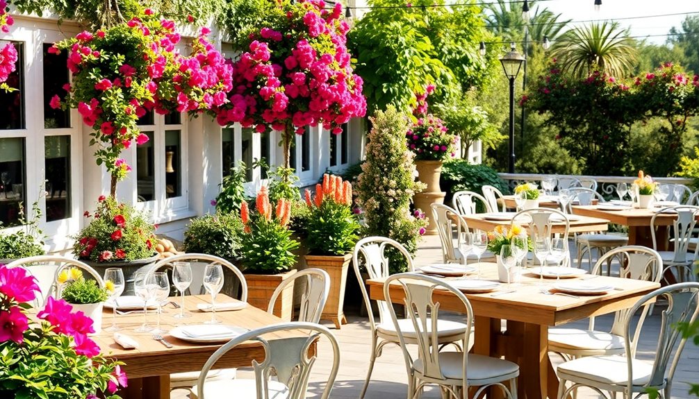 charming outdoor seating space