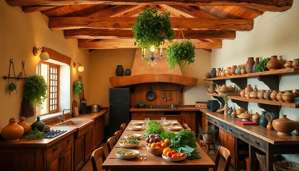 charming rustic kitchen design