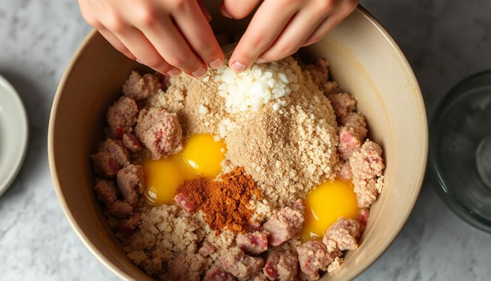 combine ingredients in bowl