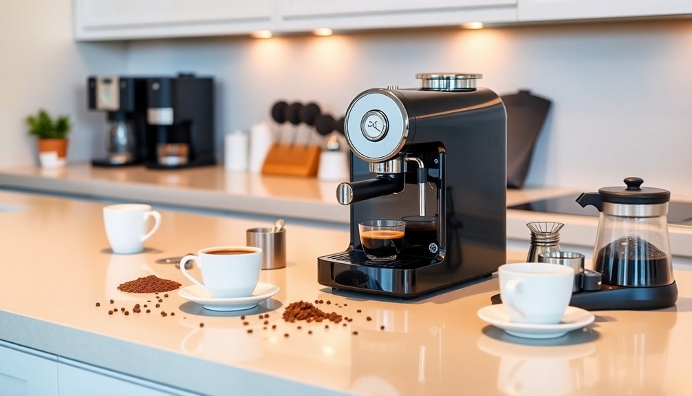 compact espresso machine factors