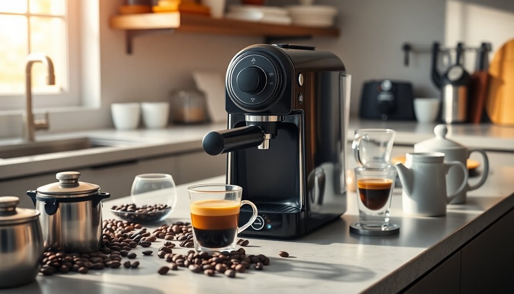 compact powerful espresso machines