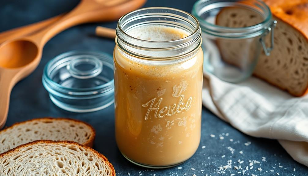 create homemade sourdough starter