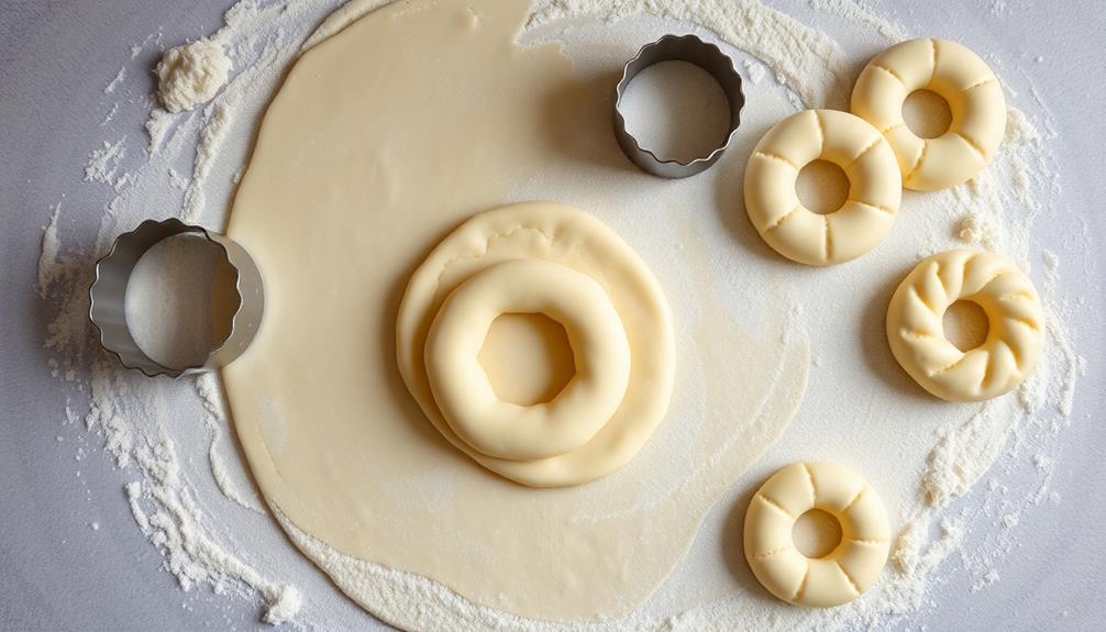 cut dough into shapes