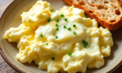 easy fluffy scrambled eggs