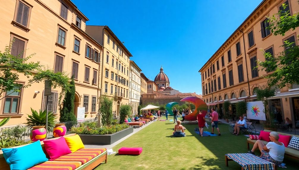 energetic open air areas
