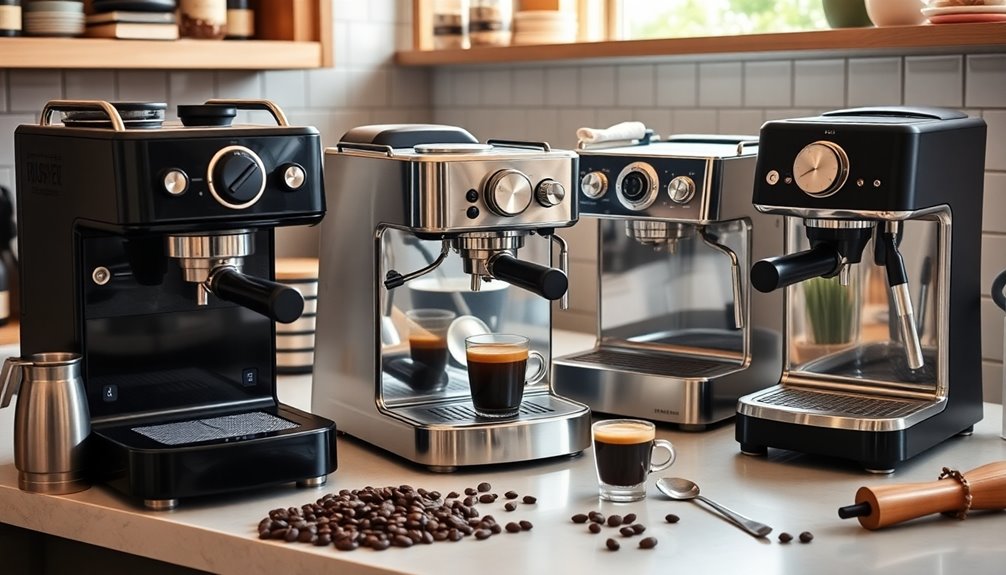 espresso machine brand selection