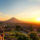 exploring ancient volcanic ruins