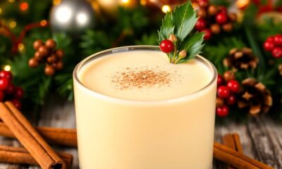 festive eggnog holiday recipe