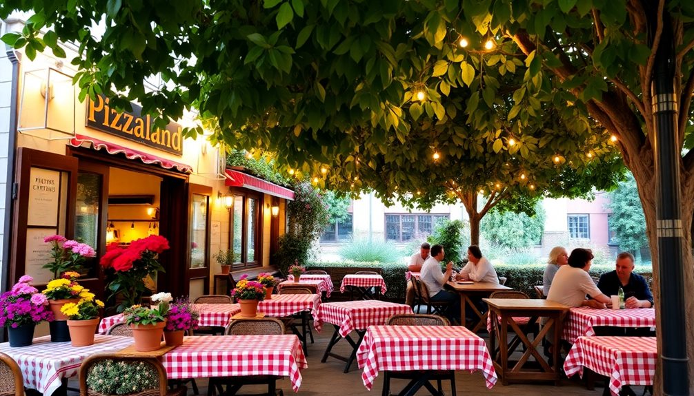 inviting al fresco dining