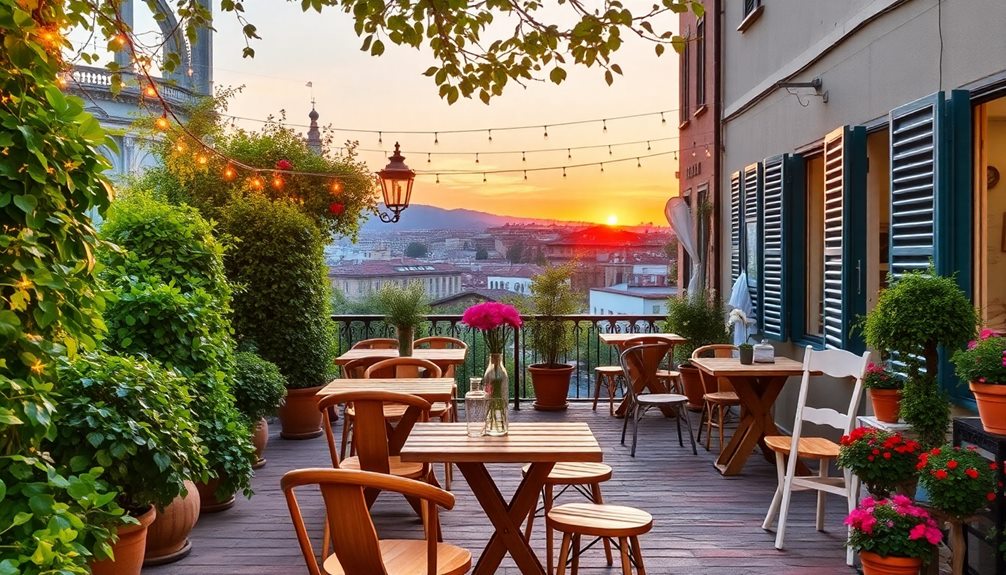 inviting al fresco space
