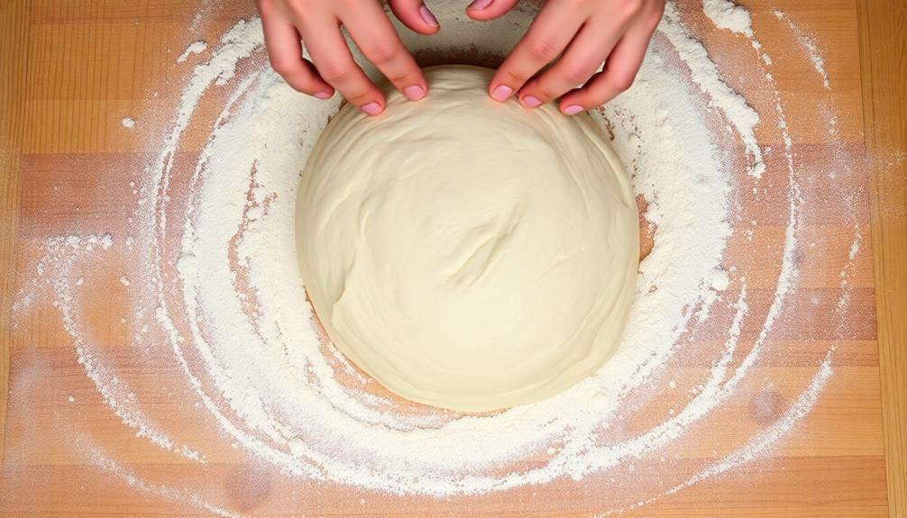 knead dough two to three minutes