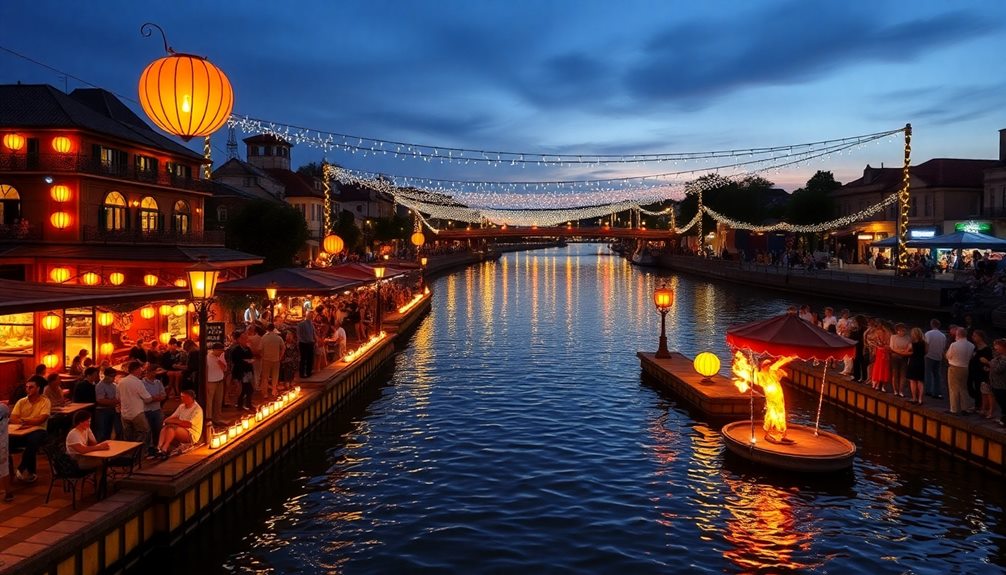 lively riverside nightlife experience