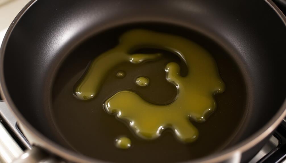 melt butter nonstick skillet