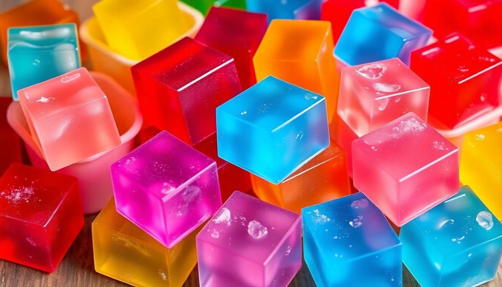 pour jello into molds