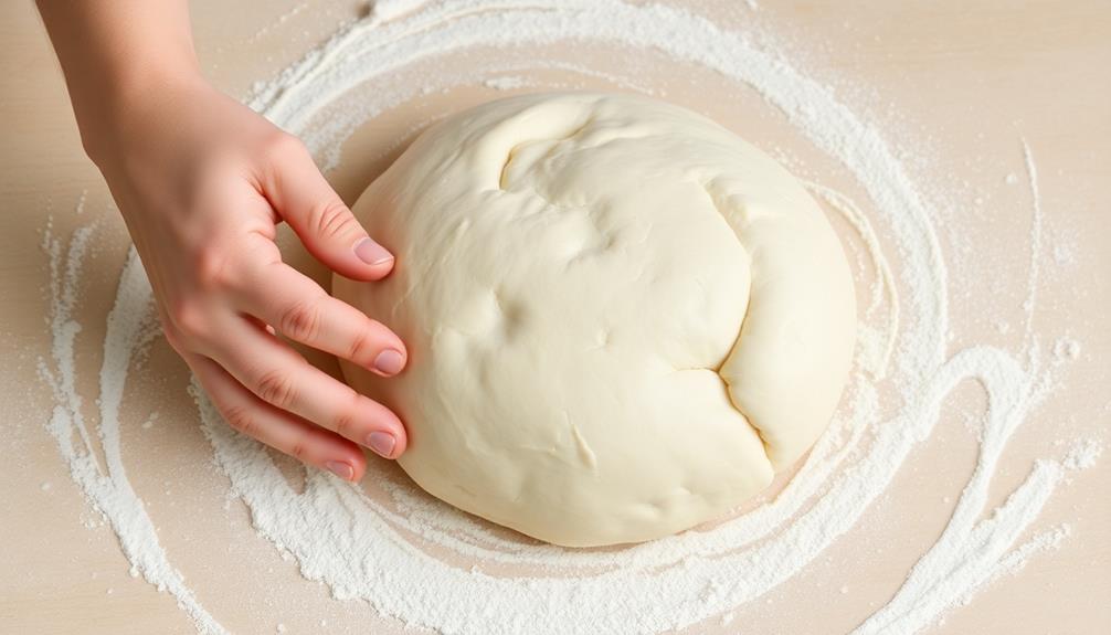 punch down shape dough