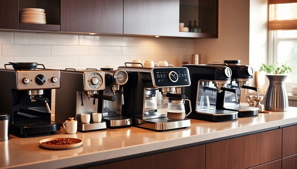 rated espresso machine selection