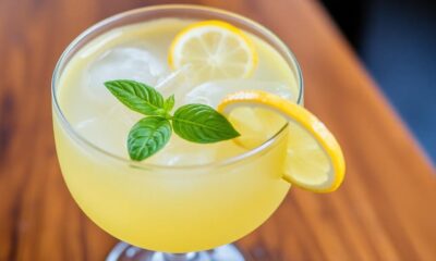 refreshing citrus herb drink