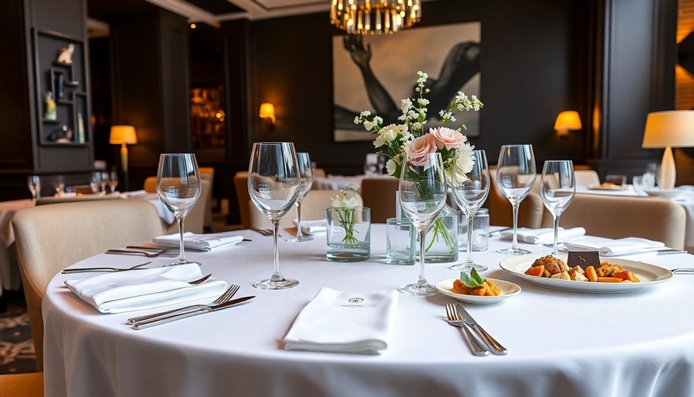 renowned fine dining experience