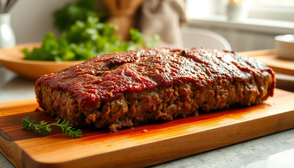 rest meatloaf before serving