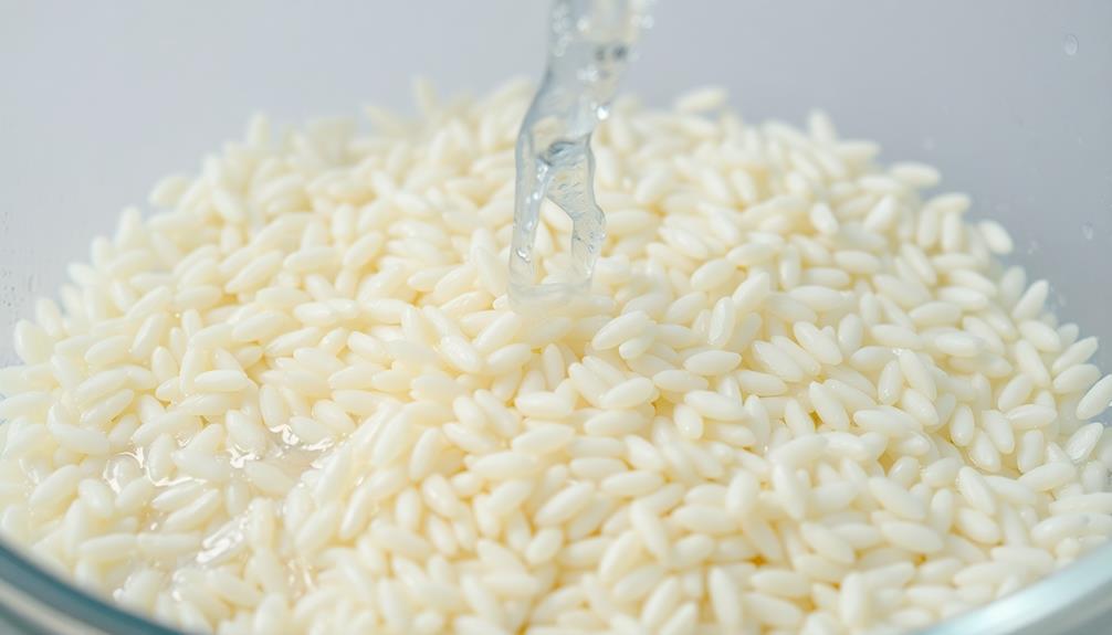 rinse rice prior cooking