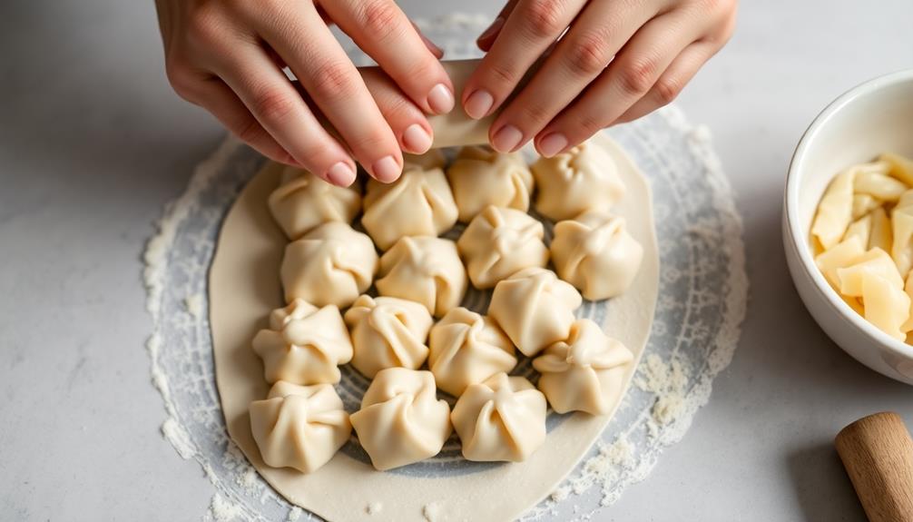 roll dough into balls