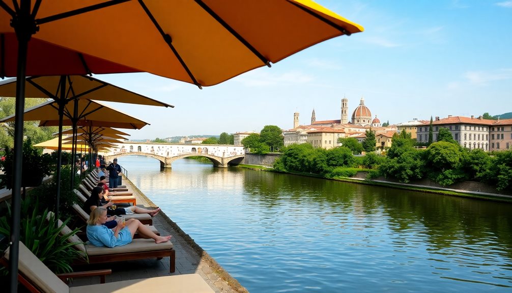 scenic riverside relaxation spot